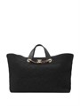 CHANEL шоппер черный войлок на золоте СК-00914