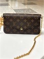 LV клатч Pochette Felicie 3 в 1 коричневая монограмма НС-00983