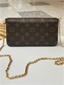 LV клатч Pochette Felicie 3 в 1 коричневая монограмма НС-00983