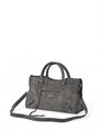 BALENCIAGA сумка Le City замша серая СК-00321