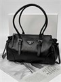PRADA сумка черная кожа длинные ручки СК-01227