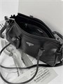 PRADA сумка черная кожа длинные ручки СК-01227