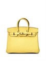 HERMES сумка Birkin 25 см кожа того желтая золото СК-01526