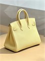 HERMES сумка Birkin 25 см кожа того желтая золото СК-01526