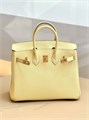 HERMES сумка Birkin 25 см кожа того желтая золото СК-01526