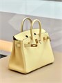 HERMES сумка Birkin 25 см кожа того желтая золото СК-01526