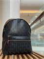 DIOR рюкзак текстильный с карманом на клапане синий РК-1377