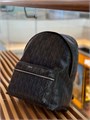 DIOR рюкзак текстильный с карманом на клапане синий РК-1377