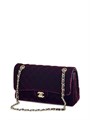 CHANEL сумка 2.55 бархат в клетку 25 см шампань бордовая золото СК-00736