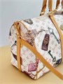 LV дорожная сумка Keepall 45 бежевая канва брелоки ДС-01722