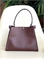 FENDI сумка Peekaboo гладкая кожа коричневая золото СК-01748