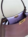 FENDI сумка Peekaboo гладкая кожа коричневая золото СК-01748