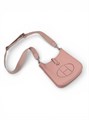 HERMES сумка Evelyne 23 см розовая серебро СК-01224