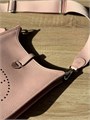 HERMES сумка Evelyne 23 см розовая серебро СК-01224