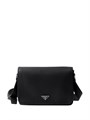 PRADA мессенджер черная кожа того большой МС-00709