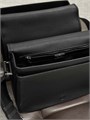 PRADA мессенджер черная кожа того большой МС-00709