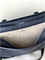 LOEWE сумка Amazona 180 гладкая кожа черная серебро большая СК-01592
