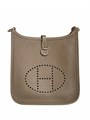 HERMES сумка Evelyne кожа Того 23 см серая серебро СК-00867