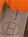 HERMES сумка Evelyne кожа Того 23 см серая серебро СК-00867
