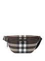 BURBERRY поясная сумка Cason в клетку с кожаной отделкой коричневая СЛ-1252