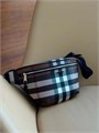 BURBERRY поясная сумка Cason в клетку с кожаной отделкой коричневая СЛ-1252