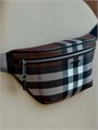 BURBERRY поясная сумка Cason в клетку с кожаной отделкой коричневая СЛ-1252