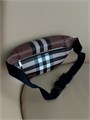 BURBERRY поясная сумка Cason в клетку с кожаной отделкой коричневая СЛ-1252
