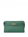 HERMES сумка Elan кожа Шевре зеленая золото СК-00433