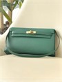 HERMES сумка Elan кожа Шевре зеленая золото СК-00433