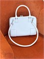 LOEWE сумка Amazona 180 гладкая кожа молочная серебро маленькая СК-01483