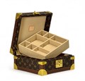 LV шкатулка для украшений коричневая монограмма коричневая внутри КТ-00281