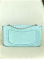 CHANEL сумка замша мятная на золоте 32 см СК-01705