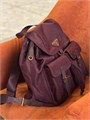 PRADA рюкзак нейлон бордовый с кошельком РК-01313