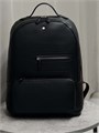 MONTBLANC рюкзак зернистая кожа того черного цвета с двумя карманами с переди и креплением на чемодан РК-2252