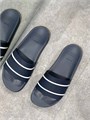 BRUNELLO CUCINELLI шлепанцы синие резиновые с белыми полосами ОЛ-01288