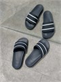 BRUNELLO CUCINELLI шлепанцы синие резиновые с белыми полосами ОЛ-01288