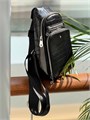 MONTBLANC слинг черная имитация крок СЛ-0616