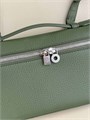 Loro Piana сумка маленькая того зеленая серебро СК-01632