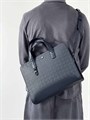 MONTBLANC портфель Extreme 3.0 на молнии кожа с тиснением синий ПР-01306