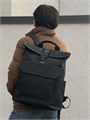 BURBERRY рюкзак текстиль черный лого с застежкой РК-2351