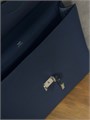 HERMES портфель Depeches синий того тонкий ПР-00154