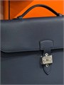 HERMES портфель Depeches синий того тонкий ПР-00154