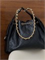 CHANEL сумка Hobo 26 см кожа икра черная золото СК-00675