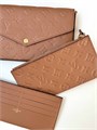 LV клатч Pochette Felicie 3 в 1 кожа Того коричневый золото НС-01612