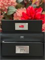 HERMES 24/24 сумка 21 см черная серебро СК-01199