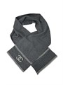 CHANEL шарф вязаный кашемир серый ШФ-00672