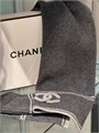 CHANEL шарф вязаный кашемир серый ШФ-00672