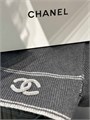 CHANEL шарф вязаный кашемир серый ШФ-00672