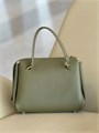 LOEWE сумка гладкая кожа с молнией оливковая золото СК-01274