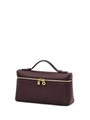 LORO PIANA сумка маленькая того бордовая золото СК-00697